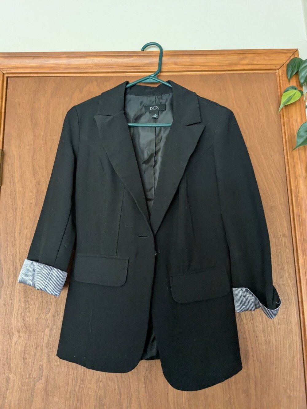 BCX Black Blazer Medium